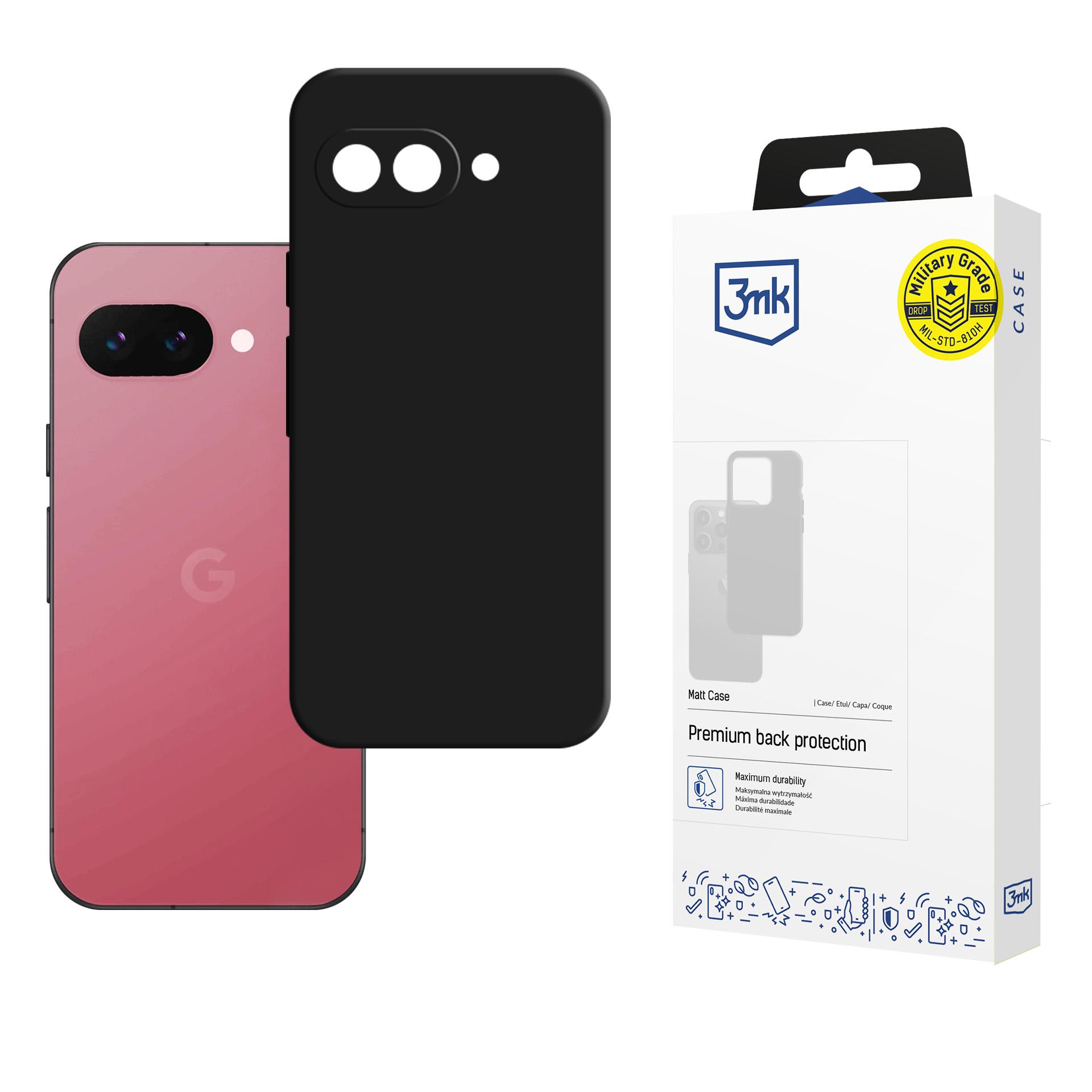 Dėklas 3mk Matt Case Google Pixel 9a juodas