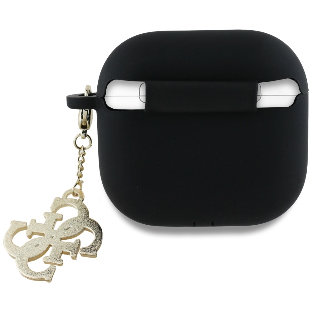 Guess 4G Charm Dėklas AirPods 4 - juodas