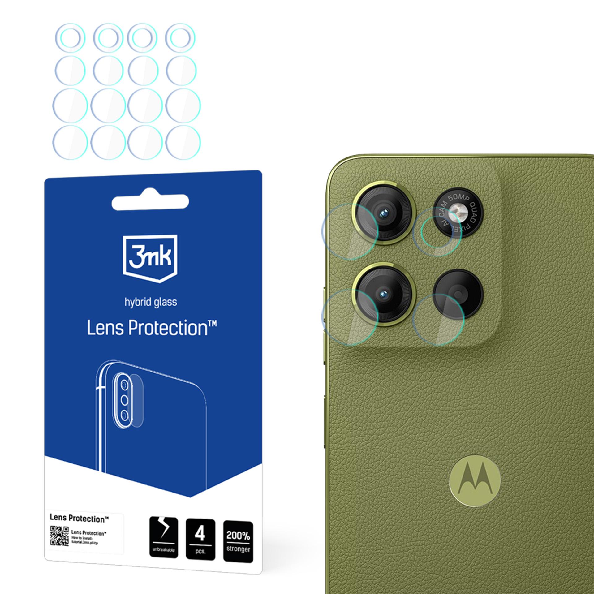 3mk Lens Protection Hybrid kameros objektyvo stiklas Motorola Moto G15 / G15 Power