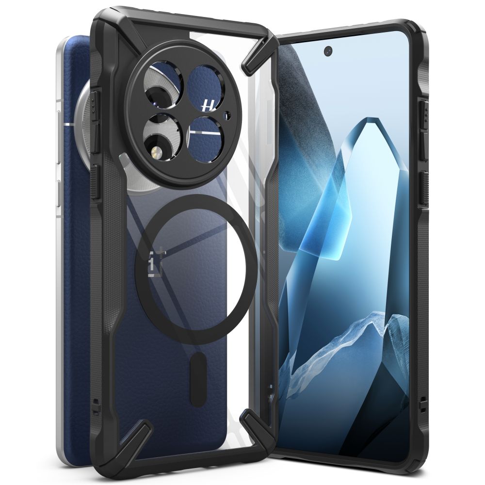 Ringke Fusion X Magnetinis dėklas telefonui Oneplus 13 - juodas