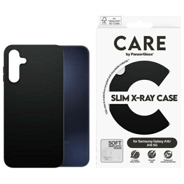 CARE by PanzerGlass Mados dėklas Samsung Galaxy A16 / A16 5G - Juodas