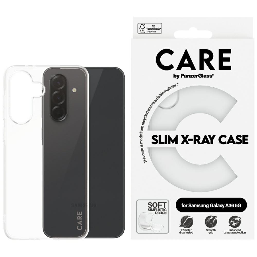 CARE by PanzerGlass Mados X-Ray dėklas Samsung Galaxy A36 5G - Permatomas