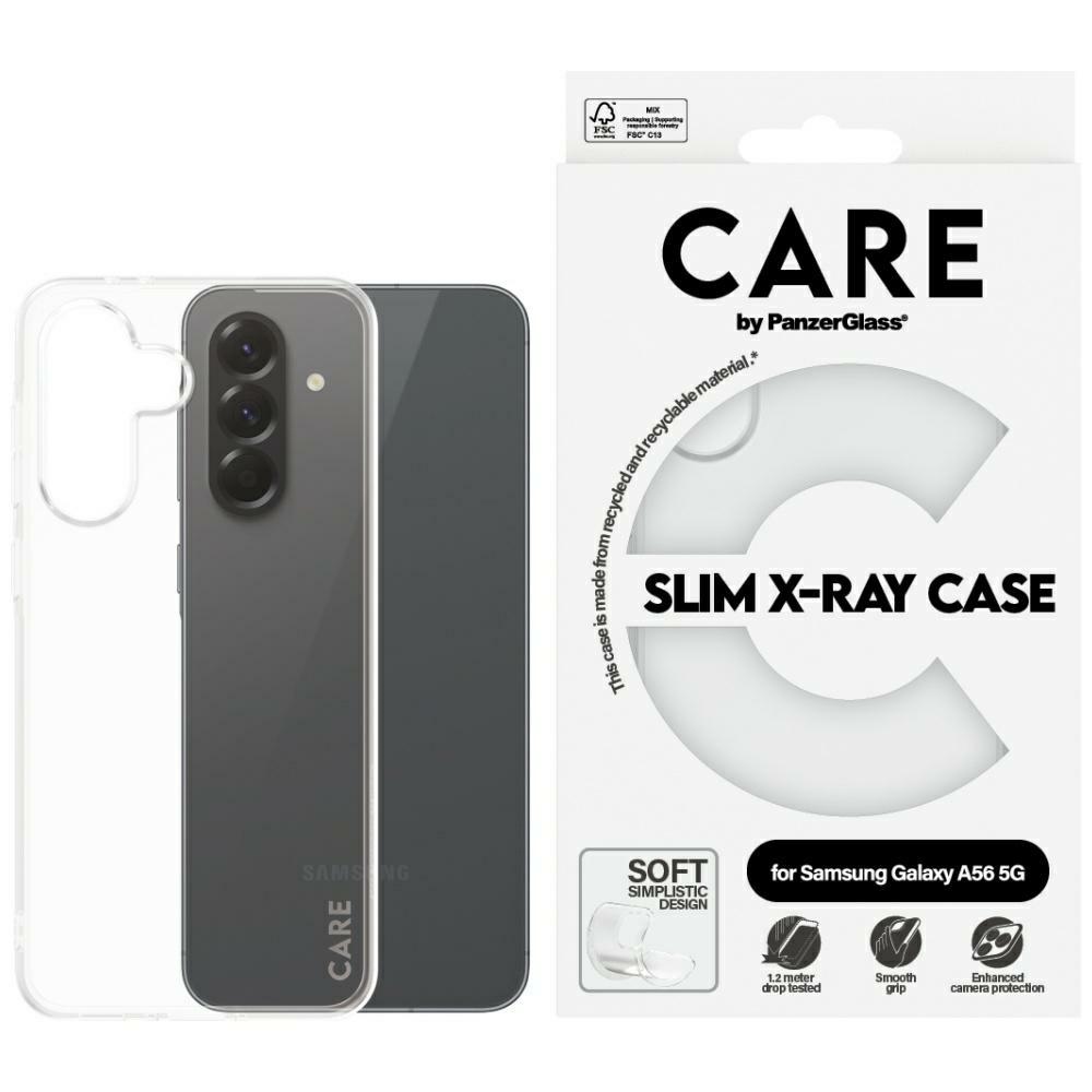 CARE by PanzerGlass Mados X-Ray dėklas Samsung Galaxy A56 5G - Permatomas