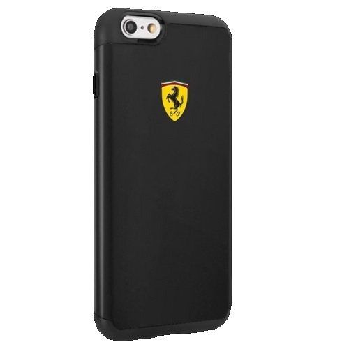 Ferrari atsparus smūgiams dėklas telefonui iPhone 6 / 6S - Juodas