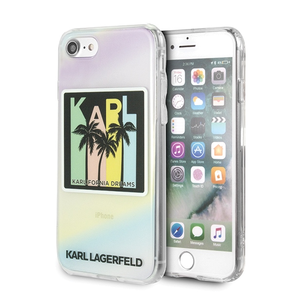 Karl Lagerfeld California Dreams dėklas telefonui iPhone 7 / 8 / SE 2020 / SE 2022 - įvairiaspalvis