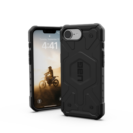 UAG Pathfinder Magnetinis dėklas telefonui iPhone 16e - juodas