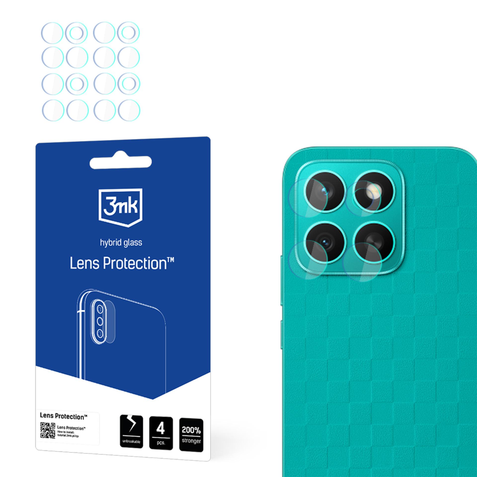 3mk objektyvo apsauga hibridinis stiklas kameros objektyvui Honor X8c