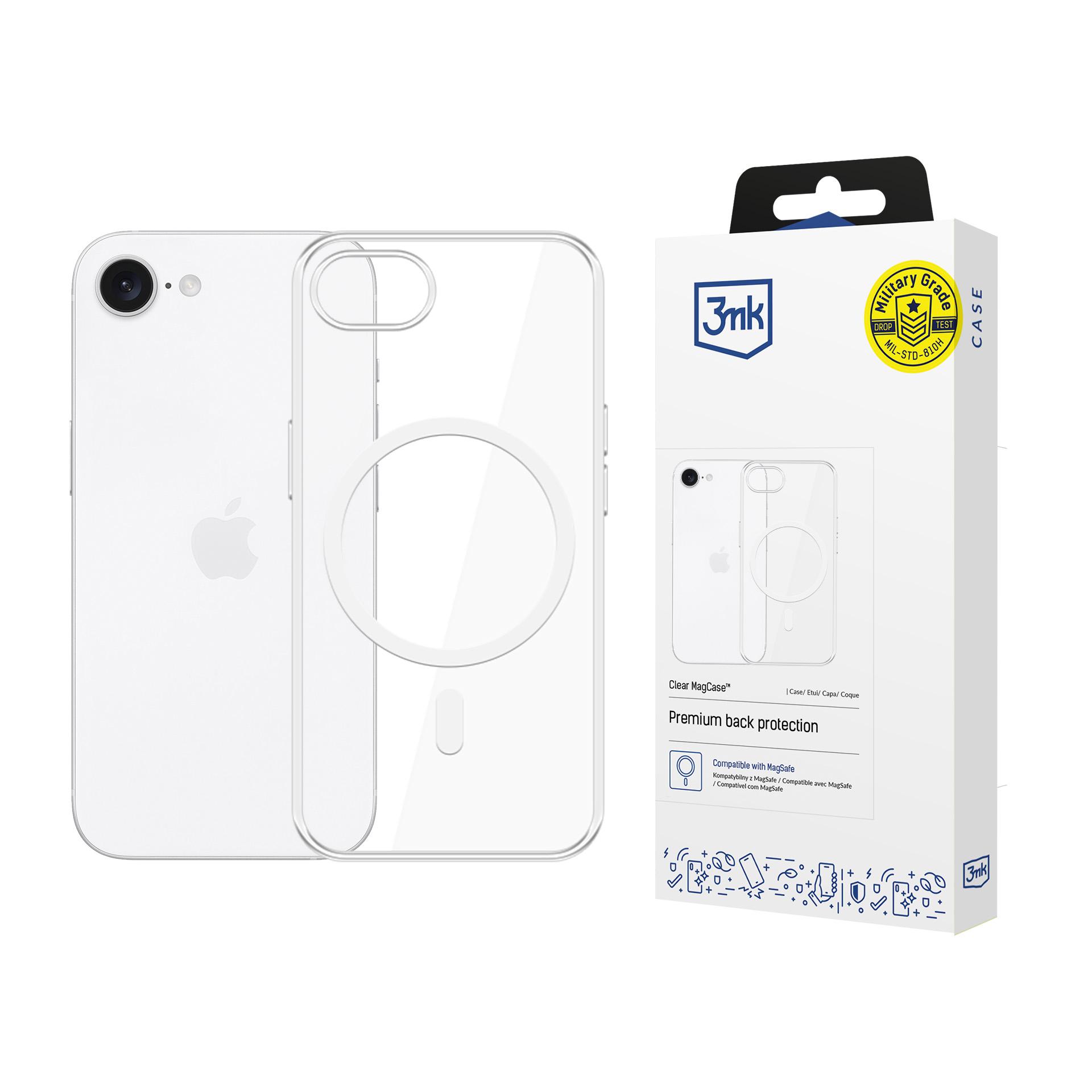 3mk skaidrus MagCase Apple iPhone 16E - permatomas