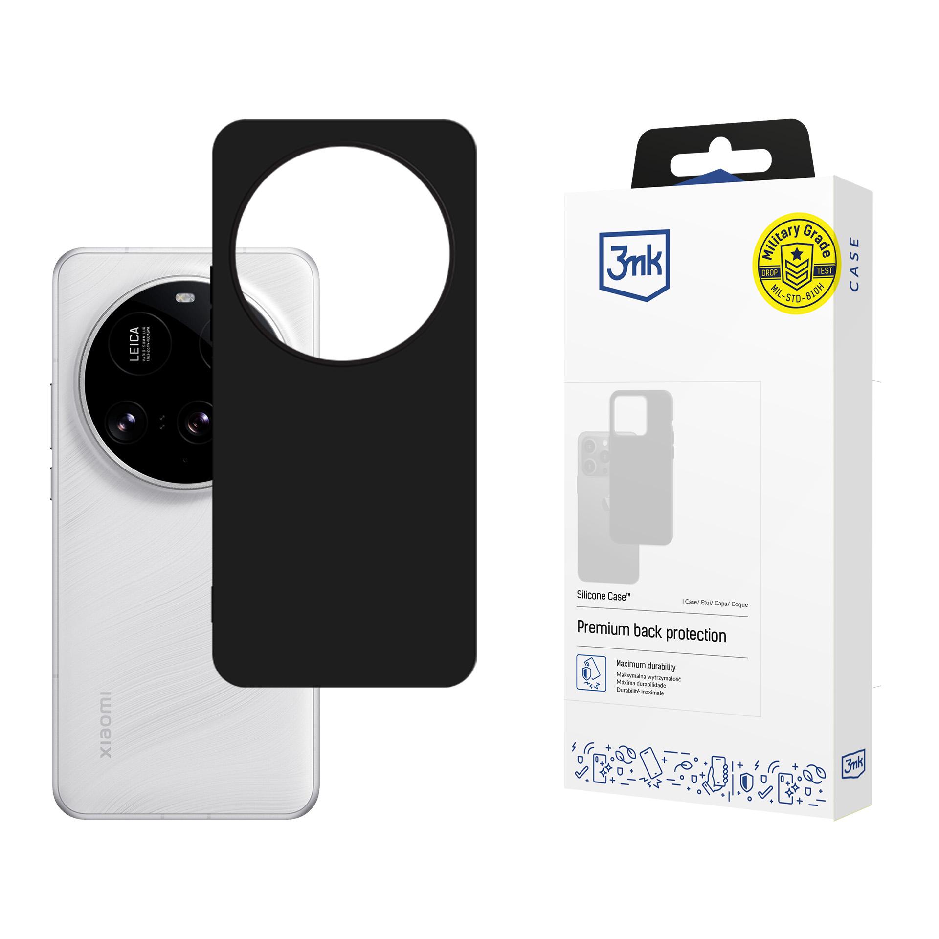 3mk Silikoninis dėklas telefonui Xiaomi 15 Ultra - juodas