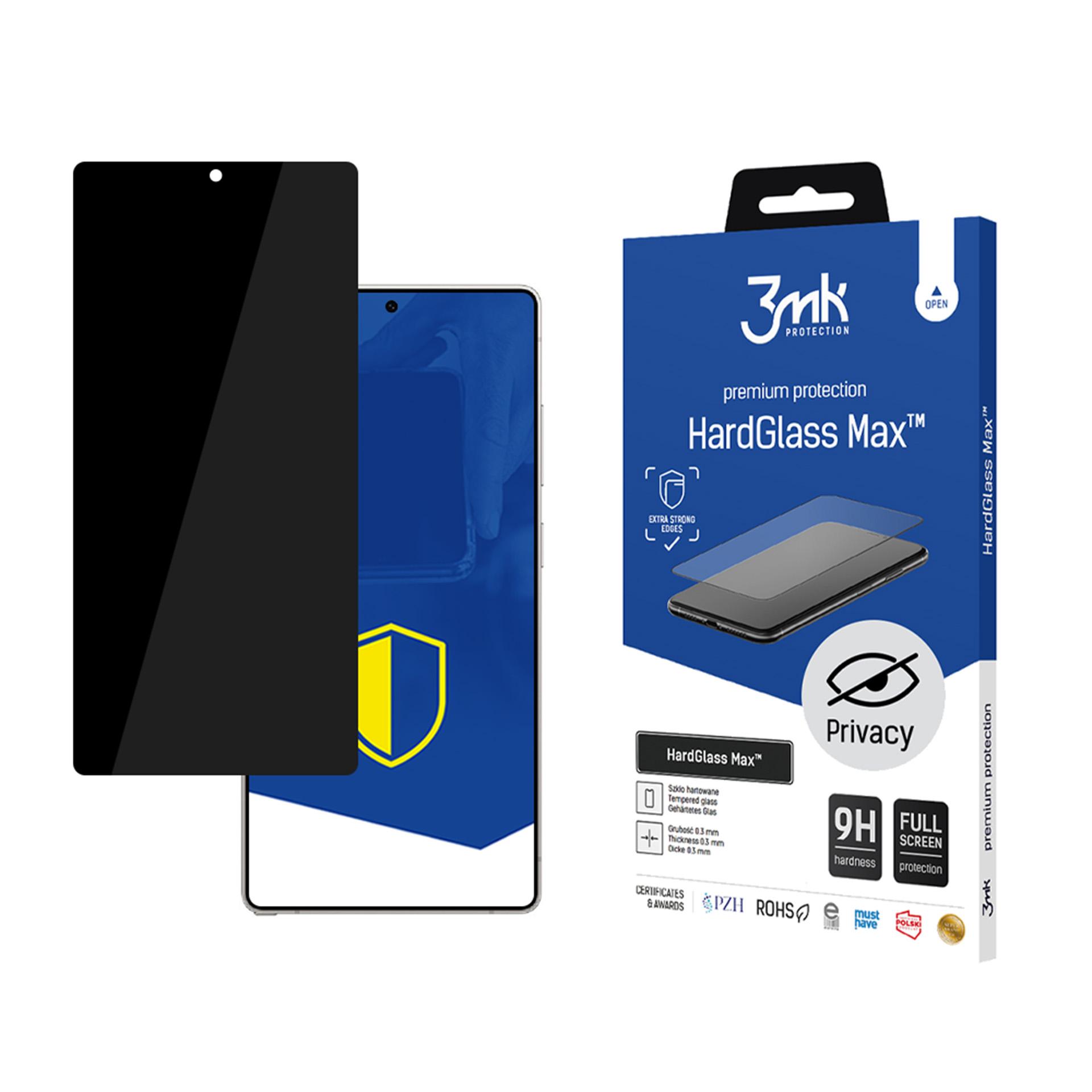 3mk HardGlass Max Privacy Black privatumo stiklas Samsung Galaxy S25 Ultra