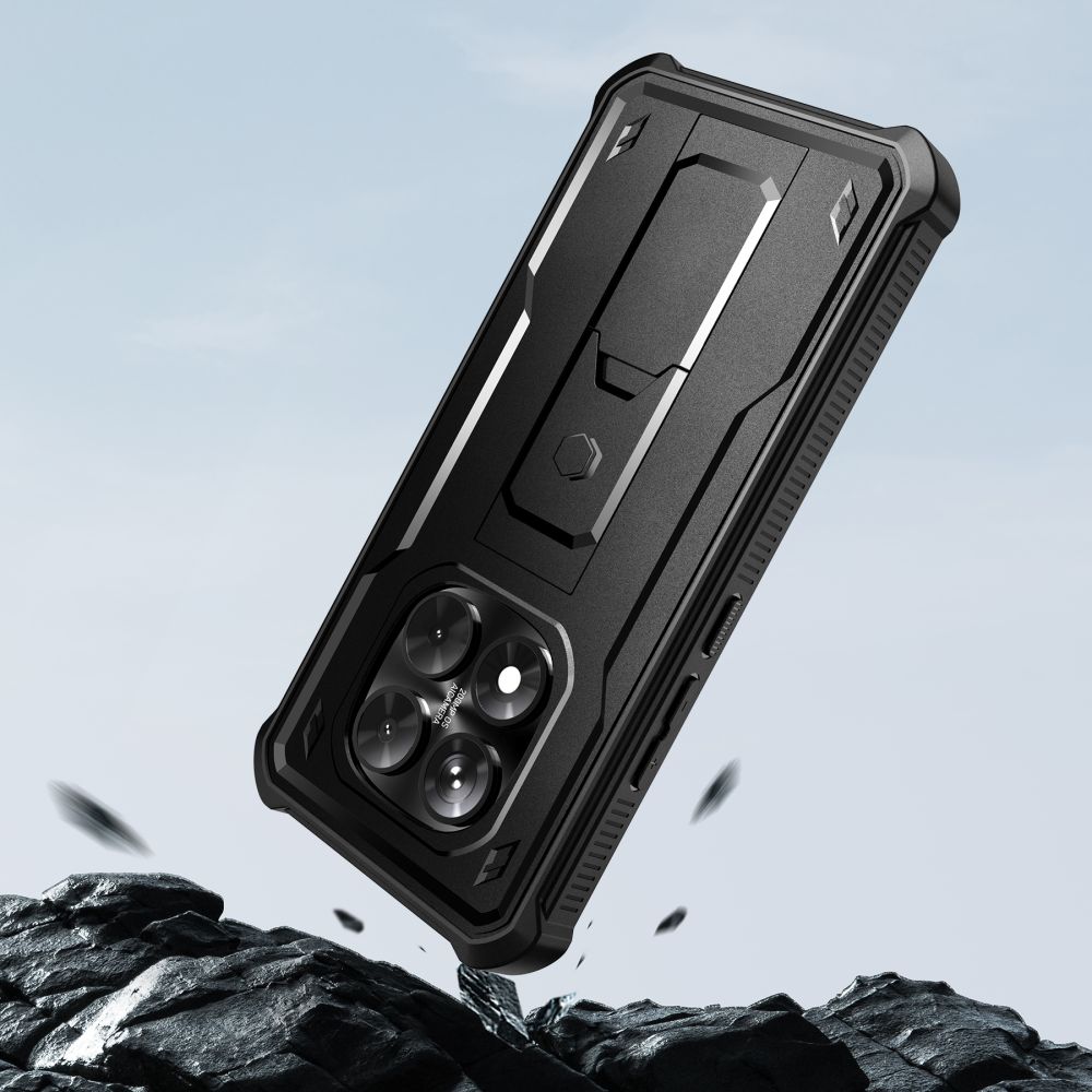 Tech-Protect Kevlar Pro dėklas telefonui Xiaomi Redmi Note 14 Pro 5G / Poco X7 5G - juodas