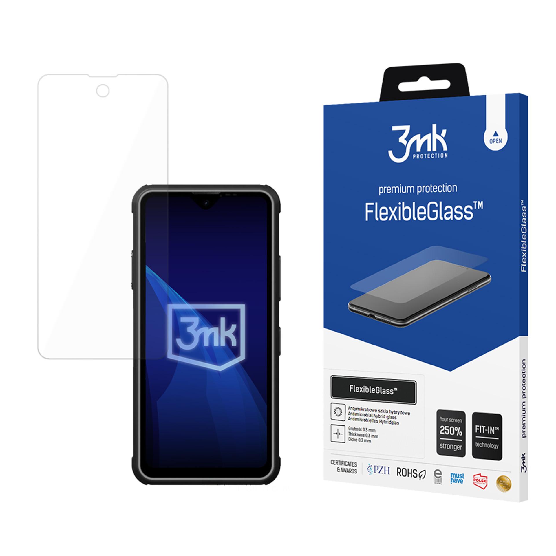 Hibridinis stiklas 3mk FlexibleGlass Rugged Phones R4GT