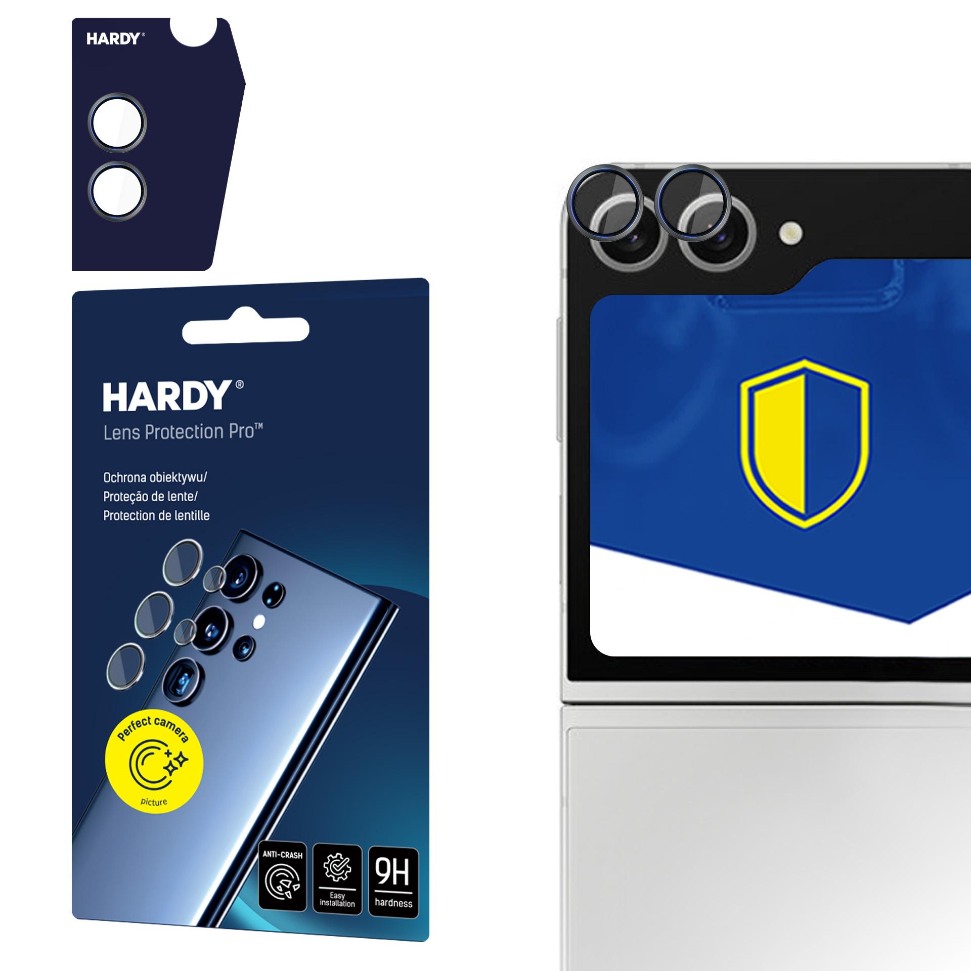 3mk HARDY objektyvo apsauga Pro Samsung Galaxy Z Flip 6 – juoda
