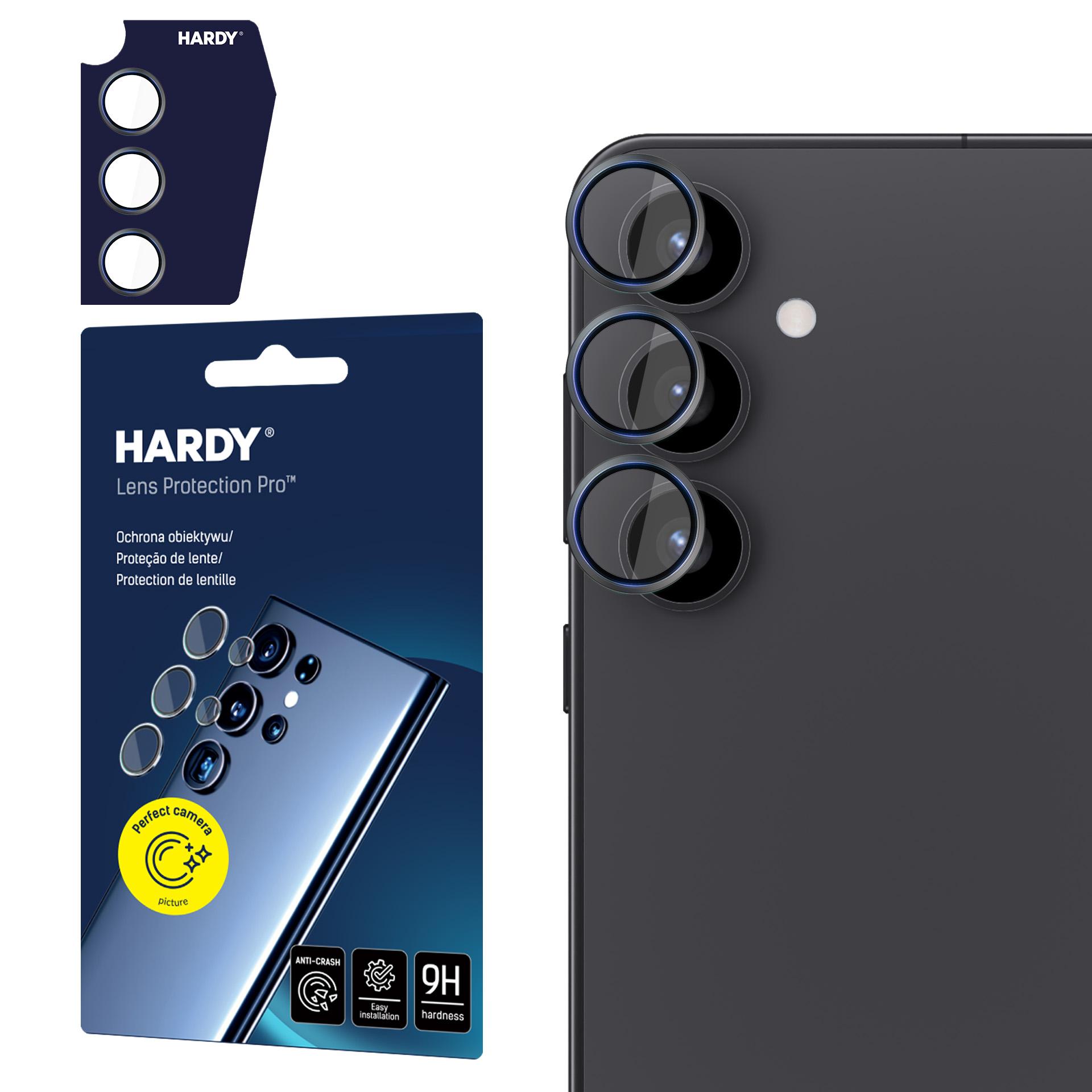 3mk HARDY objektyvo apsauga Samsung Galaxy S25 - juodas