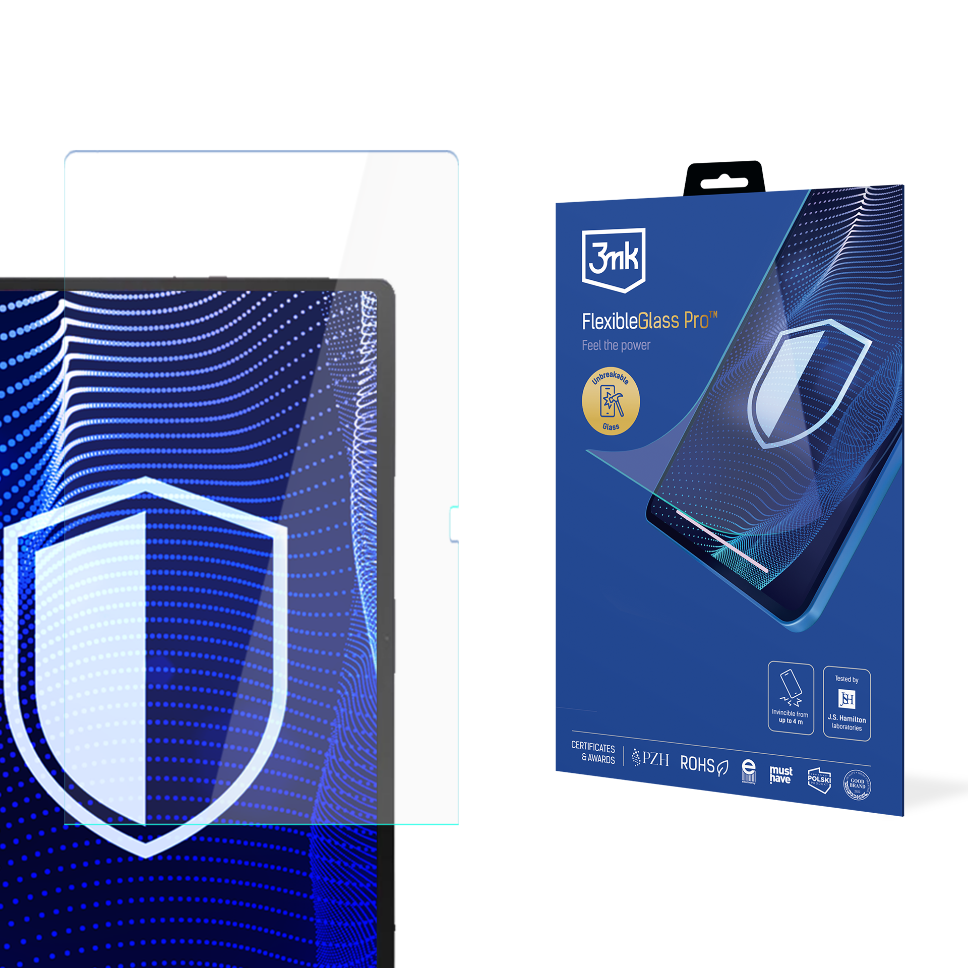 Hibridinis stiklas 3mk FlexibleGlass Pro skirtas Samsung Galaxy Tab S10+