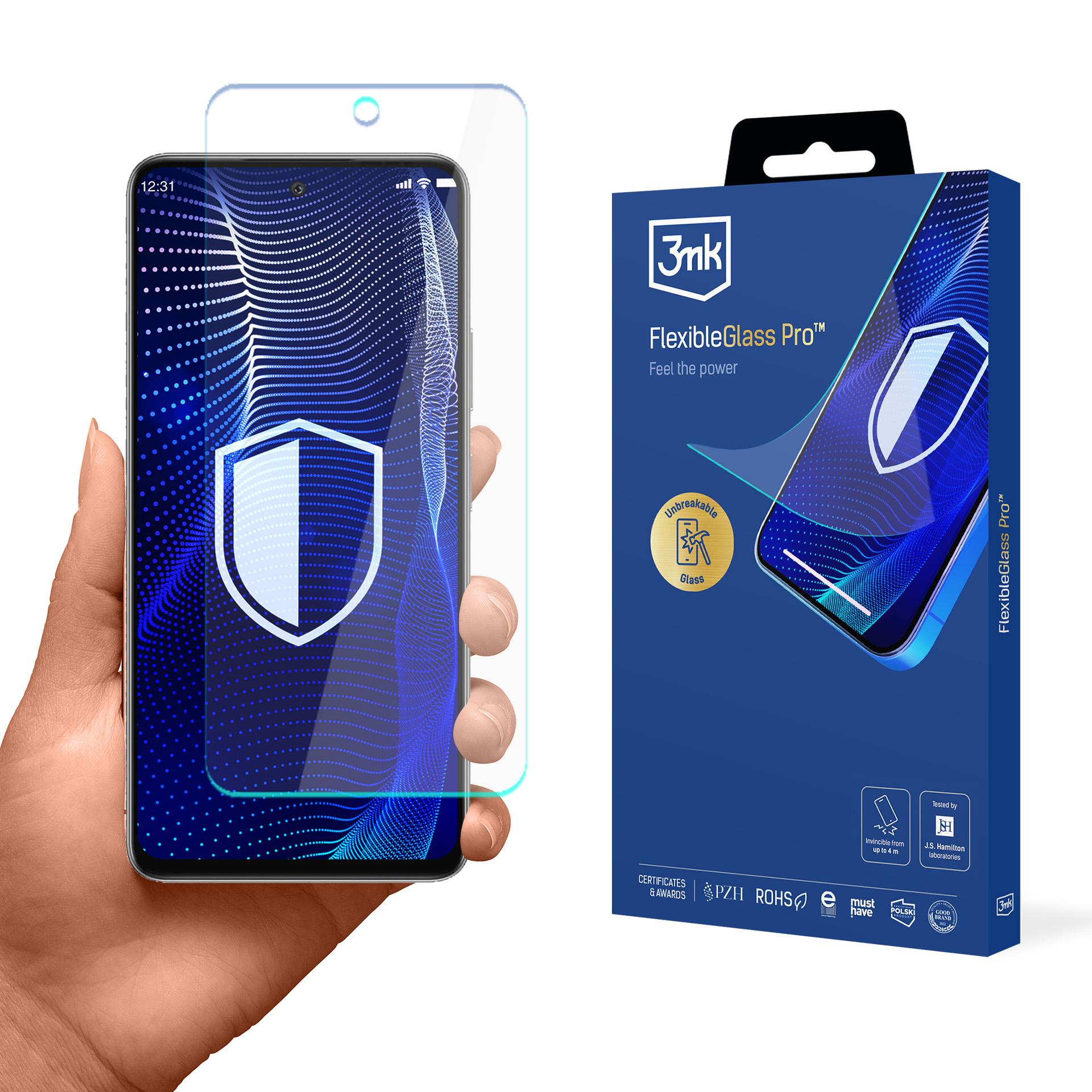 Hibridinis stiklas 3mk FlexibleGlass Pro Infinix Hot 50 4G