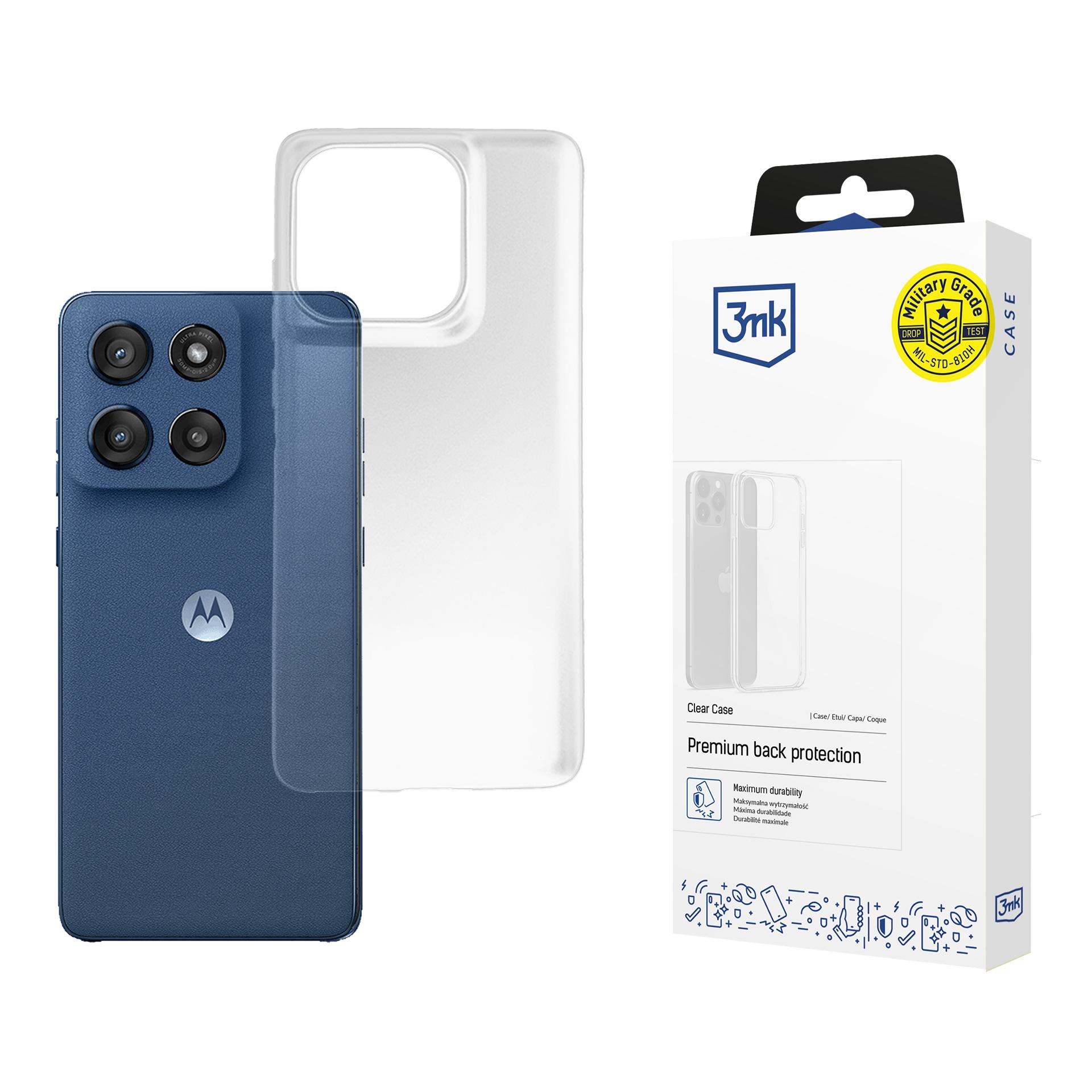 3mk permatomas dėklas telefonui Motorola Moto Edge 60 / 60 Fusion