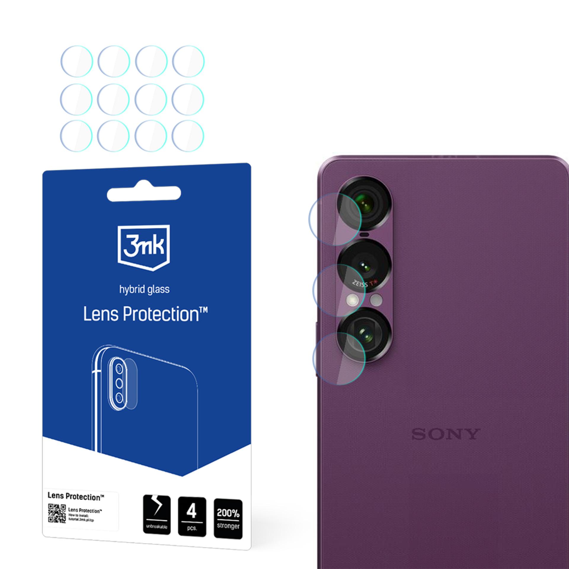 3mk Objektyvo apsauginis stiklas hibridinis skirtas Sony Xperia 1 VII