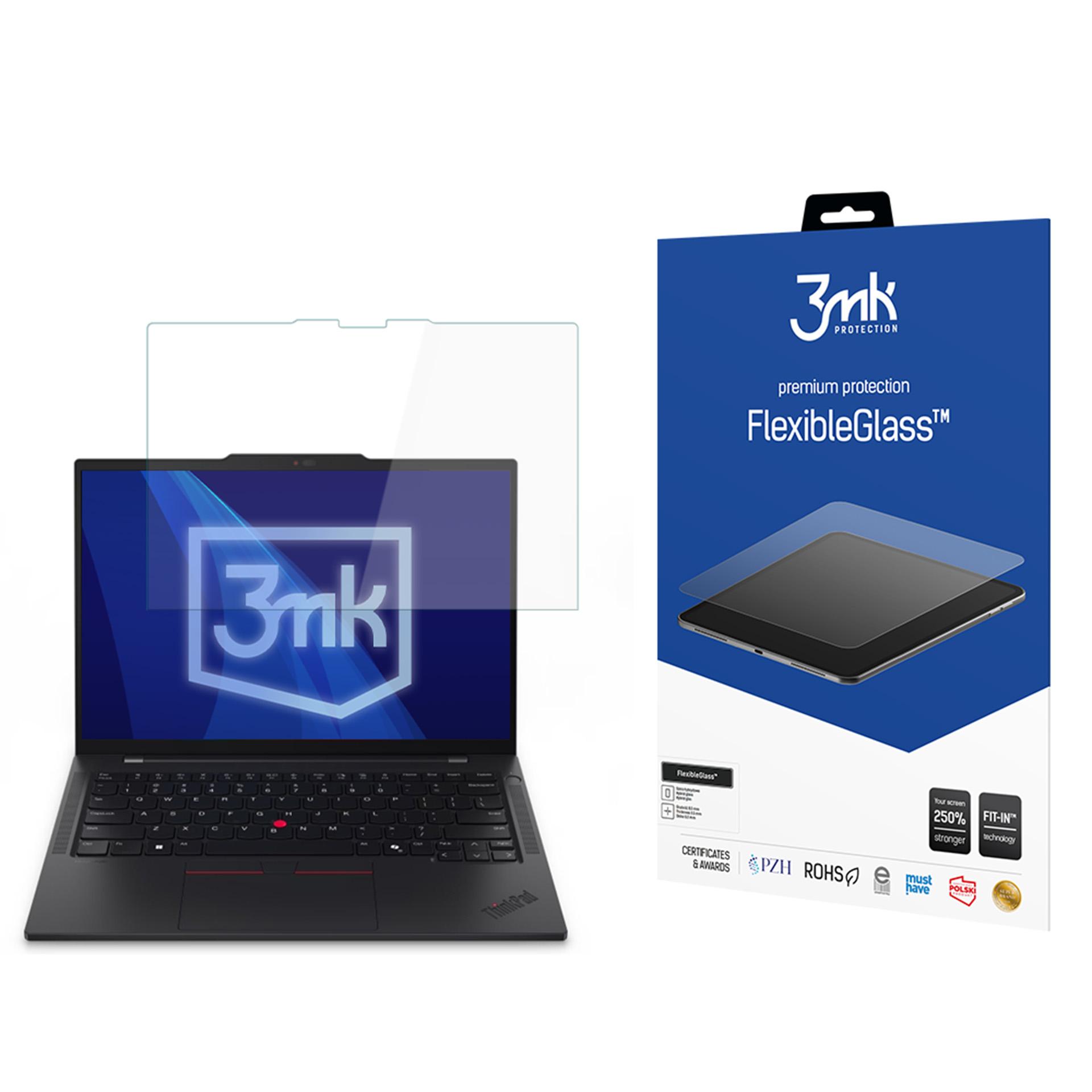 Hibridinis stiklas 3mk FlexibleGlass Lenovo ThinkPad T14s 2in1 Gen 1 nešiojamam kompiuteriui