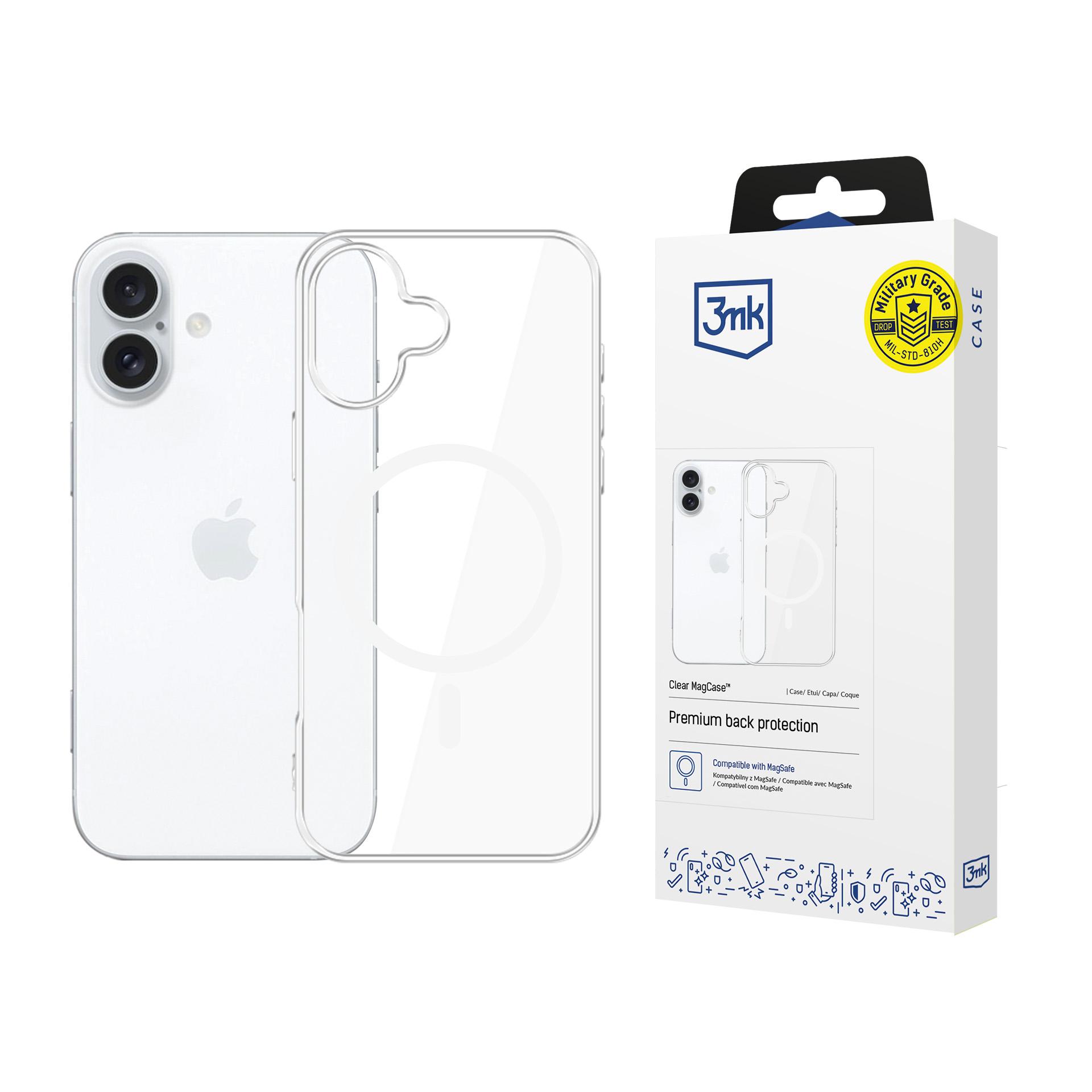 Dėklas 3mk Clear MagCase Apple iPhone 17