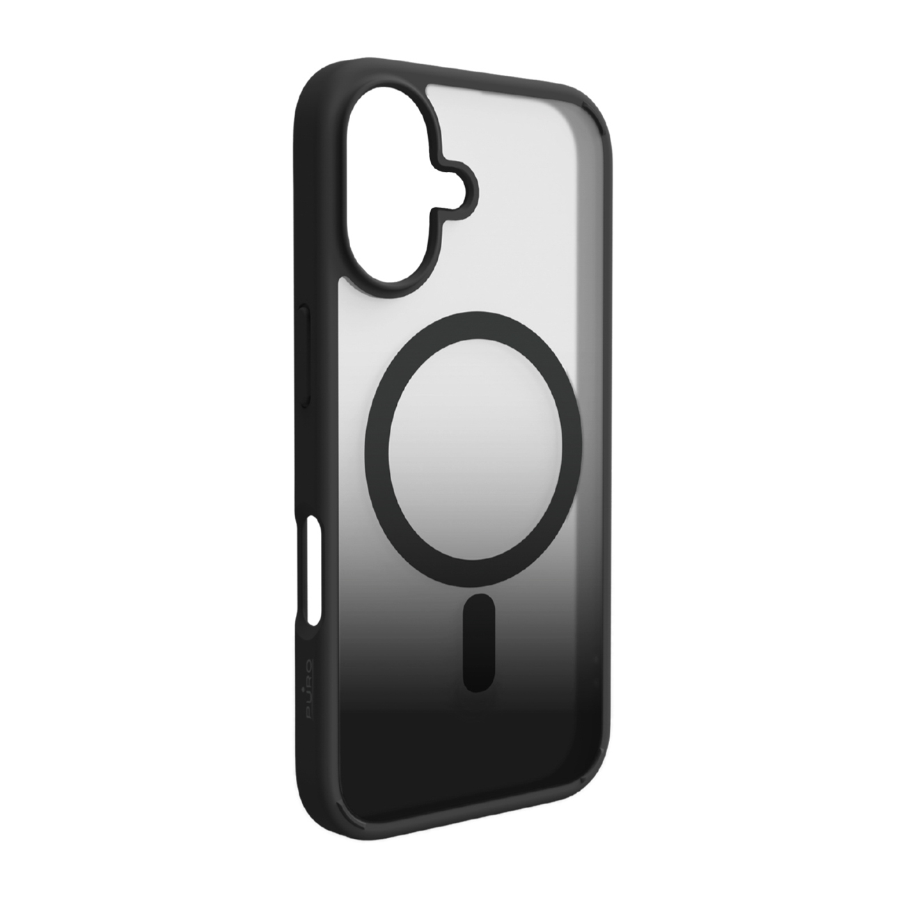 Puro Gradient TPU MagSafe Suderinamas dėklas telefonui iPhone 17 - juodas