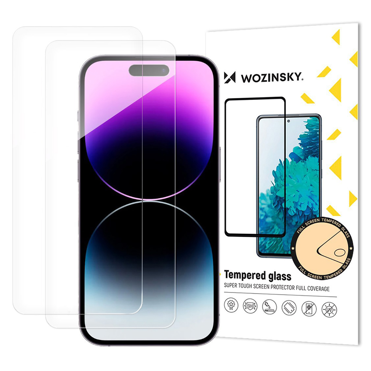 Wozinsky apsauginis stiklas, 2 vnt. rinkinys, skirtas iPhone 17 Pro / 16 Pro