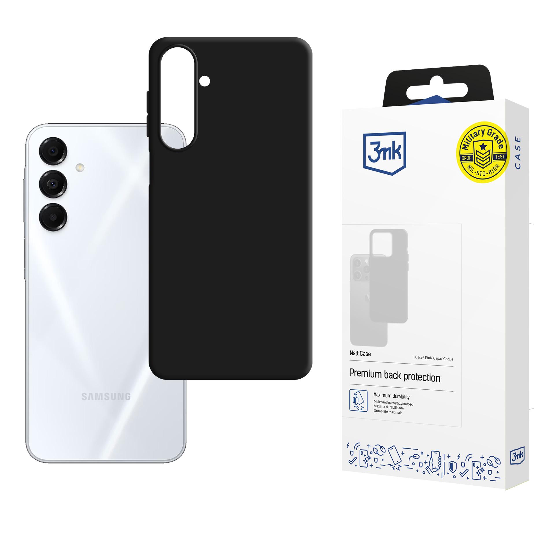 Dėklas 3mk Matt Case Samsung A175 A17 4G/A176 A17 5G juodas