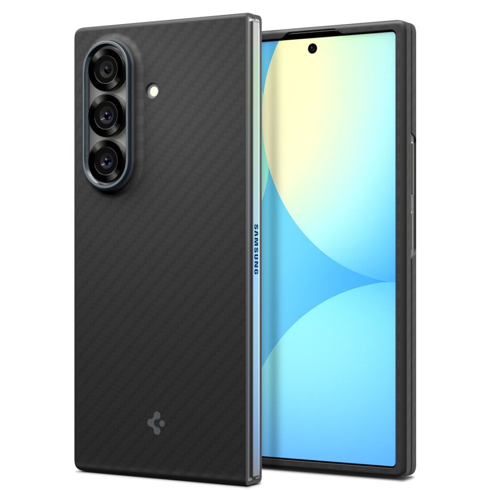 Spigen AirSkin Aramid dėklas telefonui Samsung Galaxy Z Fold 7 - juodas