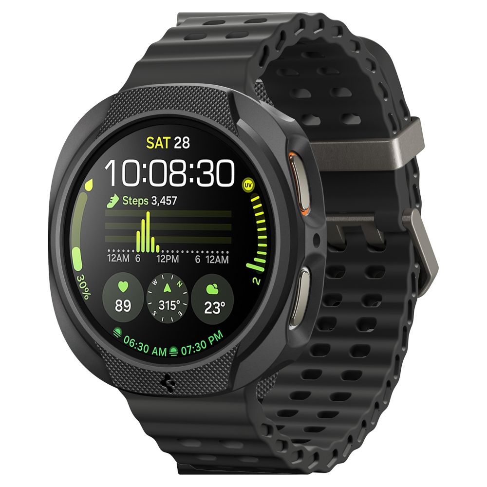 Spigen Liquid Air Dėklas laikrodžiui Samsung Galaxy Watch 8 40 mm - Matinis juodas