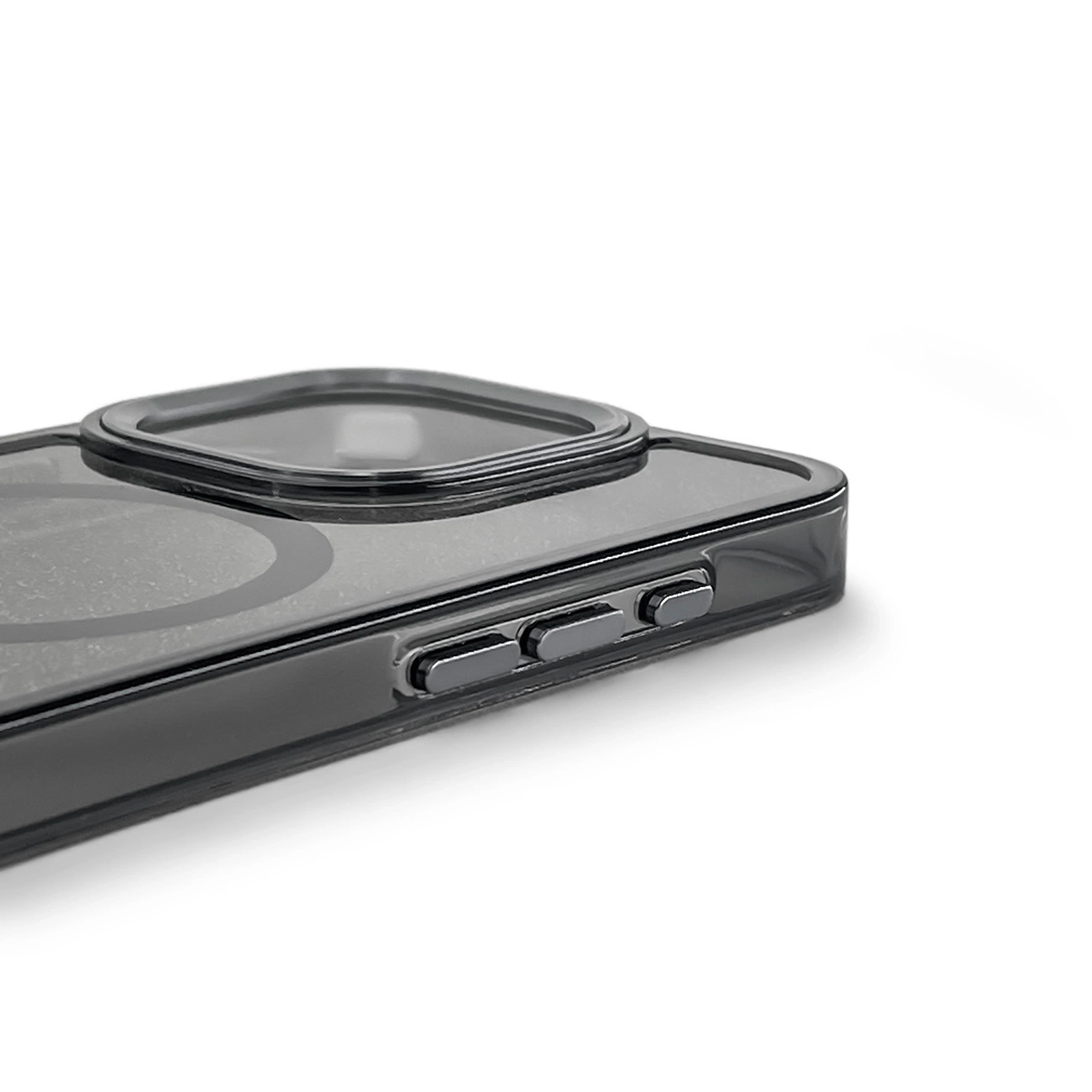 3mk Blizgučių dėklas telefonui MagSafe suderinamas iPhone 17 - juodas