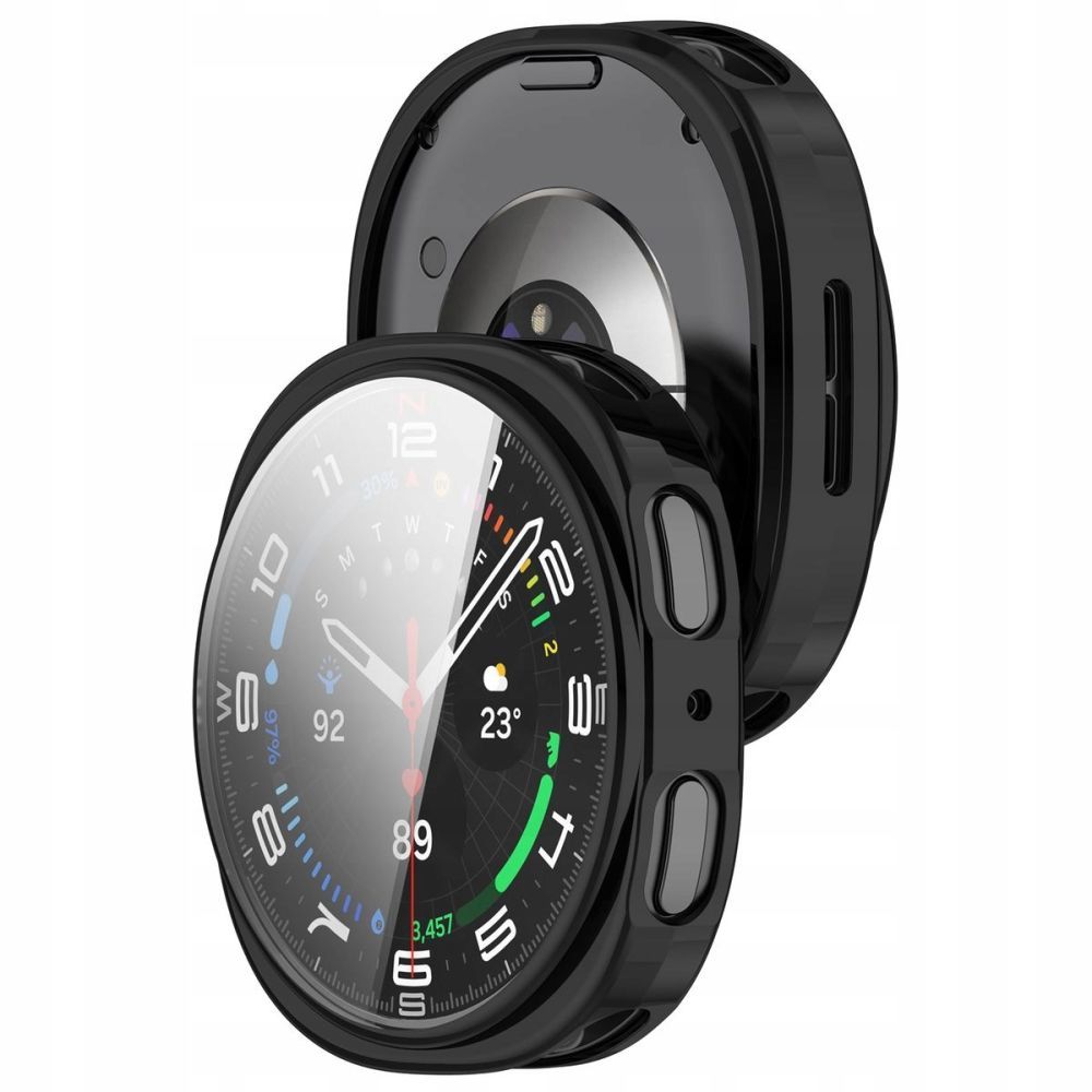 Tech-Protect Defense dėklas Samsung Galaxy Watch 8 40mm - juodas