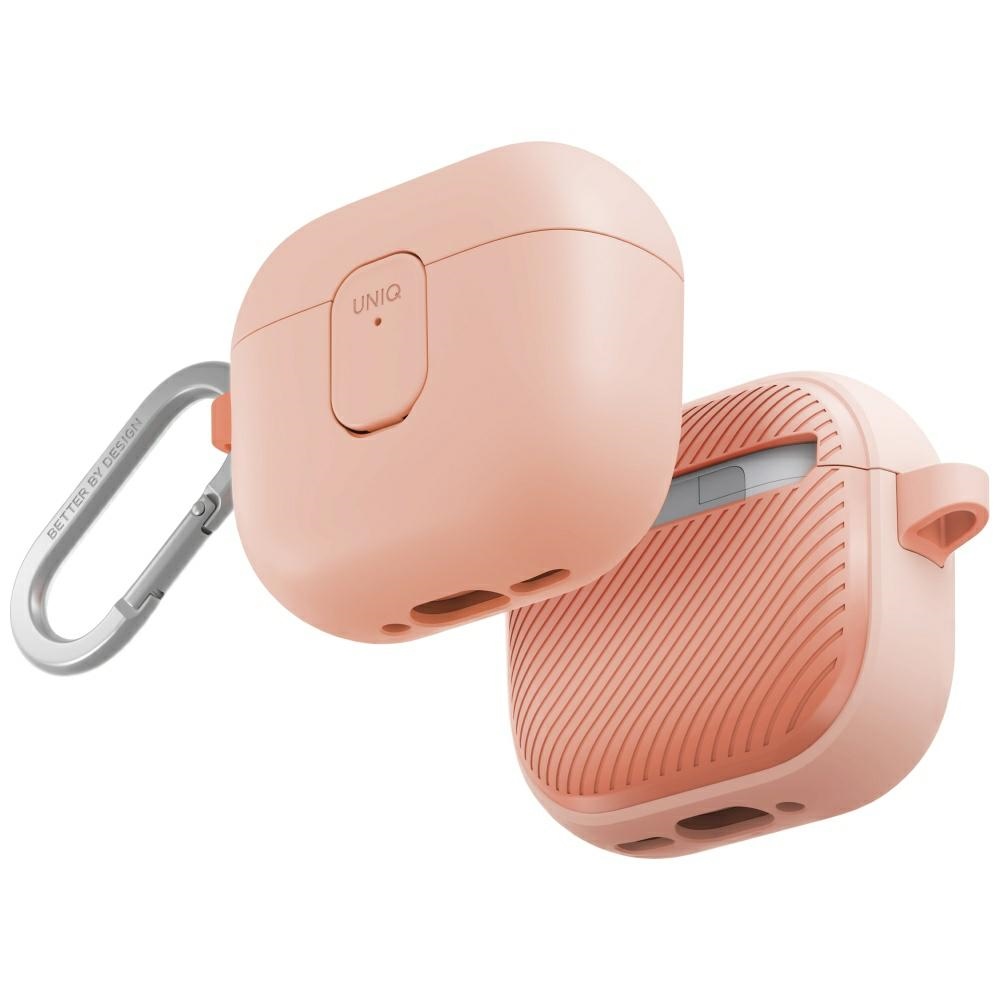 Uniq Clyde Lock dėklas AirPods 4 - rožinis
