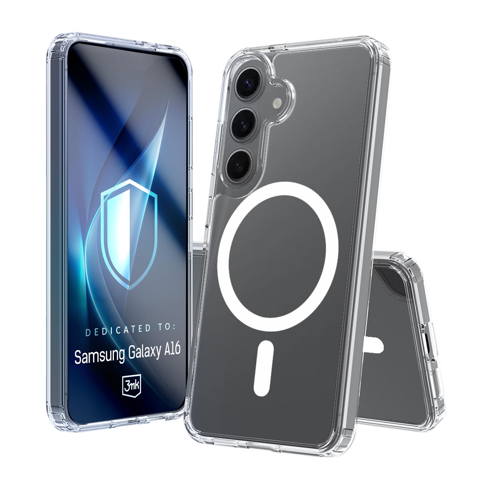 3mk Armor MagDėklas telefonui Samsung Galaxy A16 4G / 5G - permatomas