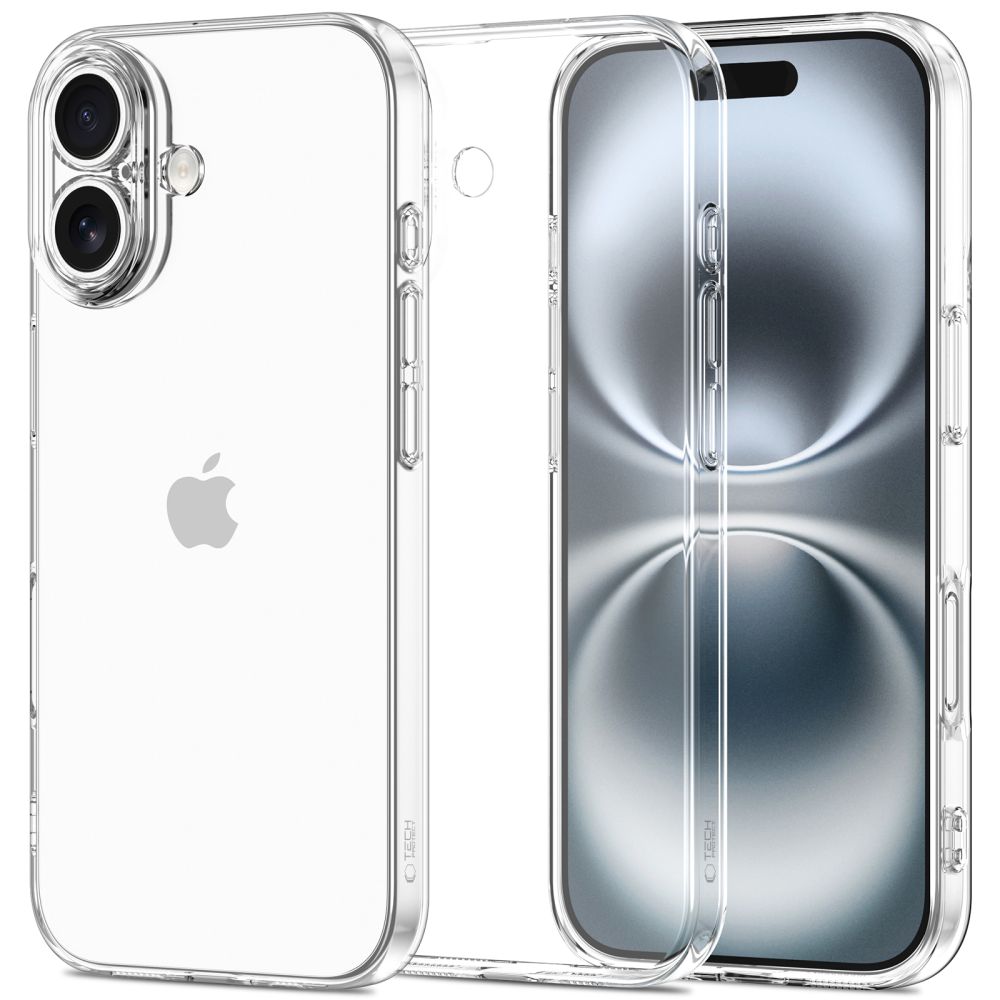 Tech-Protect FlexAir dėklas telefonui iPhone 17 - skaidrus