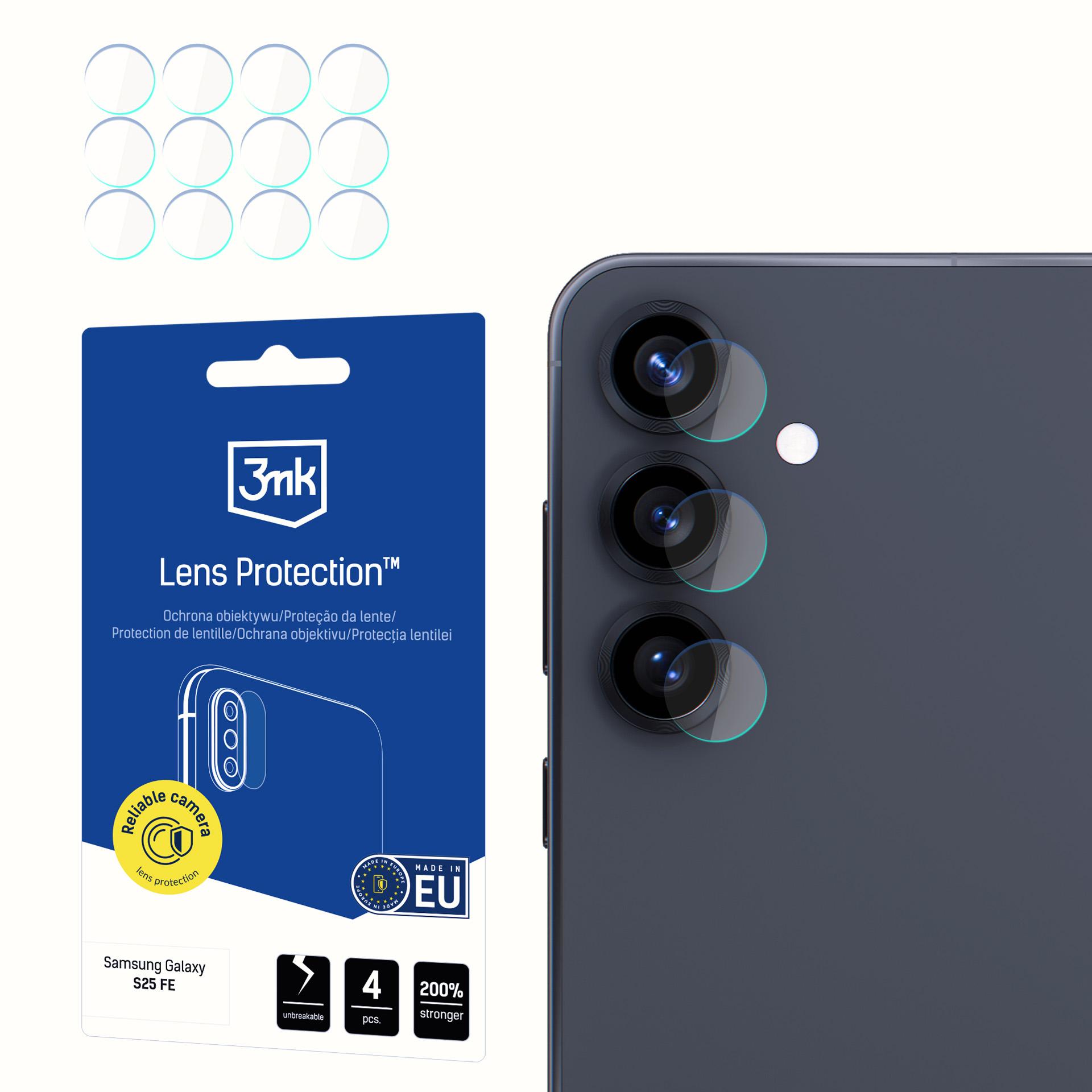 Kameros lęšio stiklas 3mk Lens Protection Samsung Galaxy S25 FE