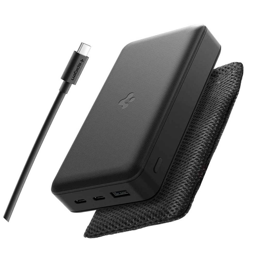 Spigen EA3020 20000mAh 30W Išorinė baterija - juoda