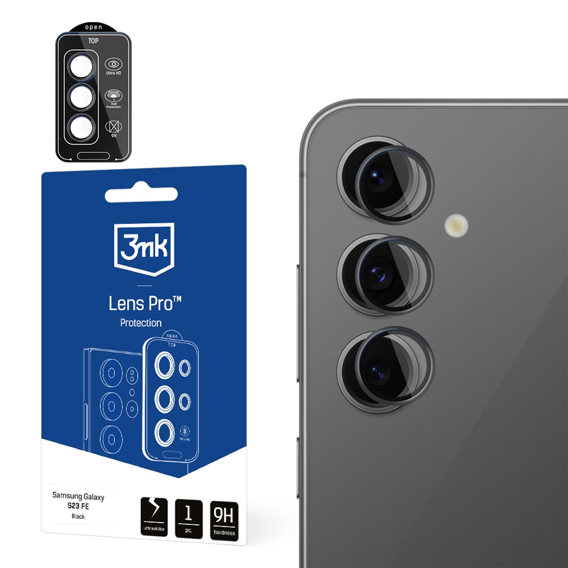 3mk Lens Protection Pro grūdintas stiklas Samsung Galaxy S24 FE - juodas