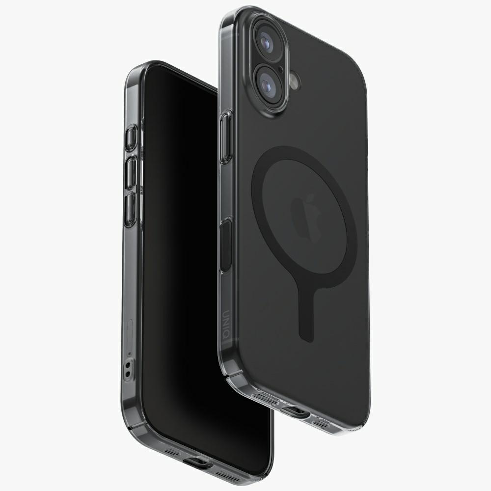 Uniq Airsuit įkrovimo dėklas telefonui iPhone 17 Magclick - juodas