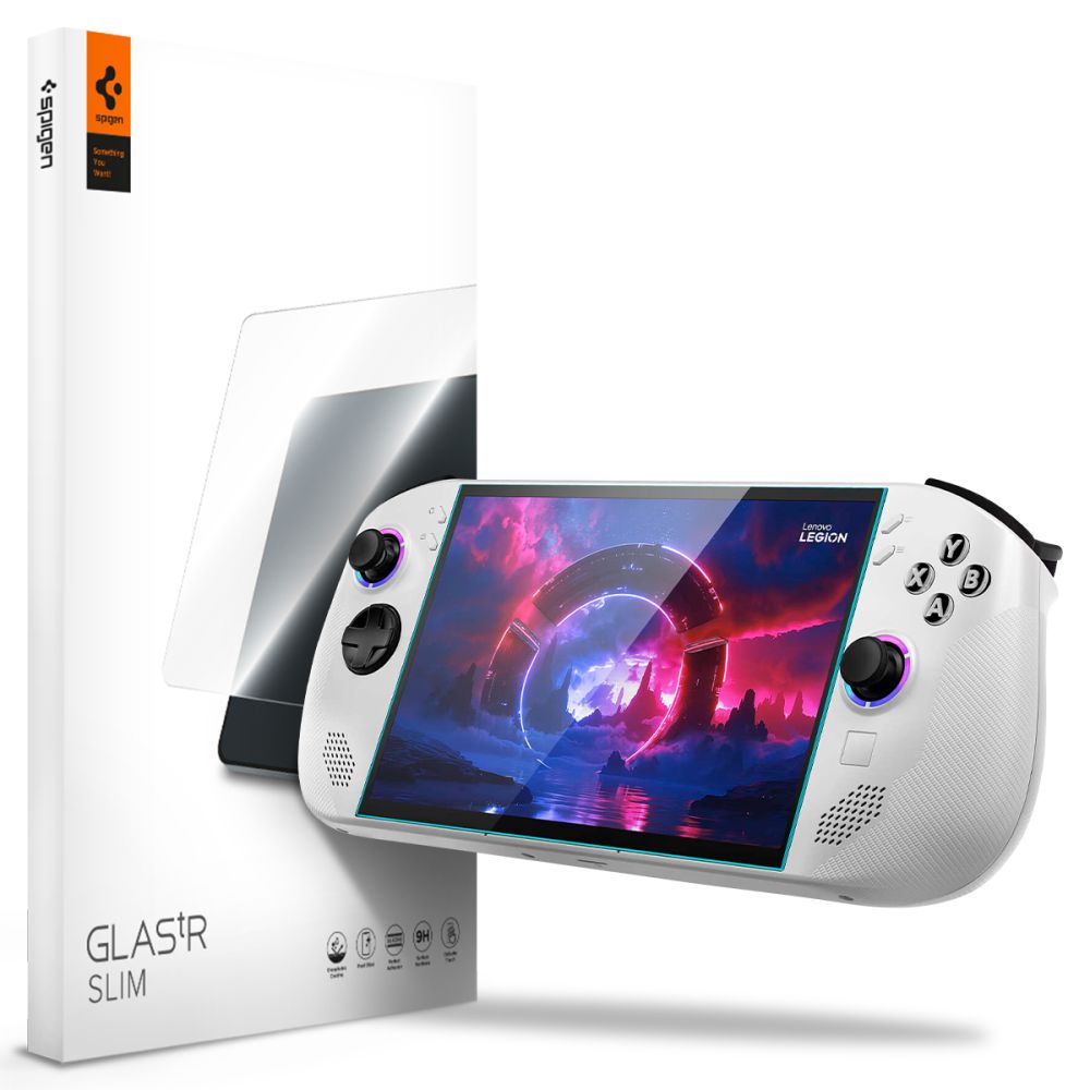 Spigen Glas.tR Slim 2 rinkinys grūdintas stiklas telefonui Lenovo Legion GO S - juodas
