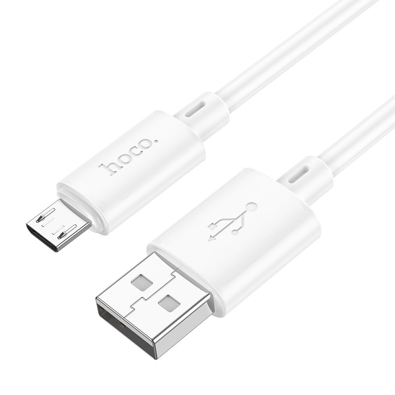 Kabelis USB-A į Micro USB Hoco 2,4A 1 m X88 baltas
