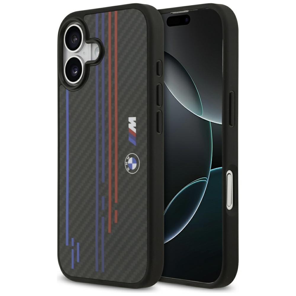 BMW M Kevlar Lines & Logo MagSafe dėklas iPhone 17 - juodas