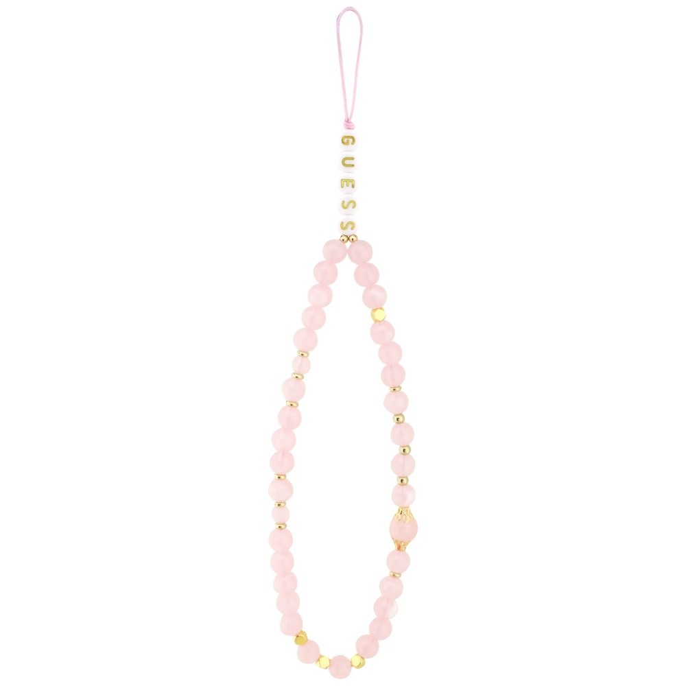 Guess 4G Strap 4G Classic Logo dėklas telefonui iPhone 17 - rožinė