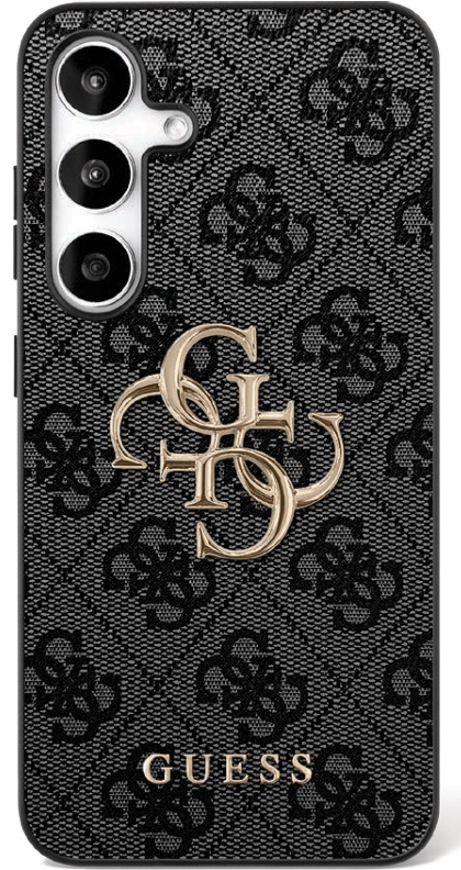 Guess Big 4G Classic Logo dėklas telefonui Samsung Galaxy S25 FE - juodas