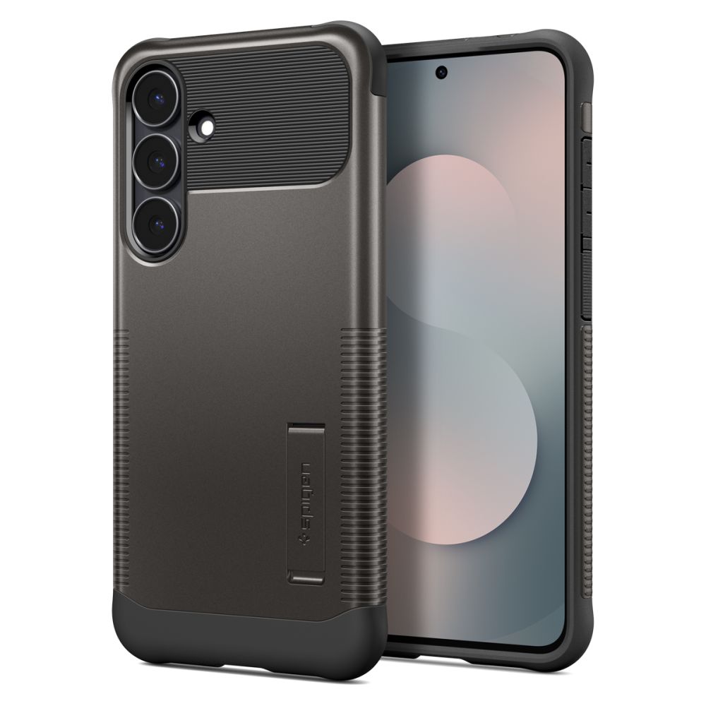 Spigen Slim Armor Magnētinis MagSafe dėklas Samsung Galaxy S25 FE - pilkas