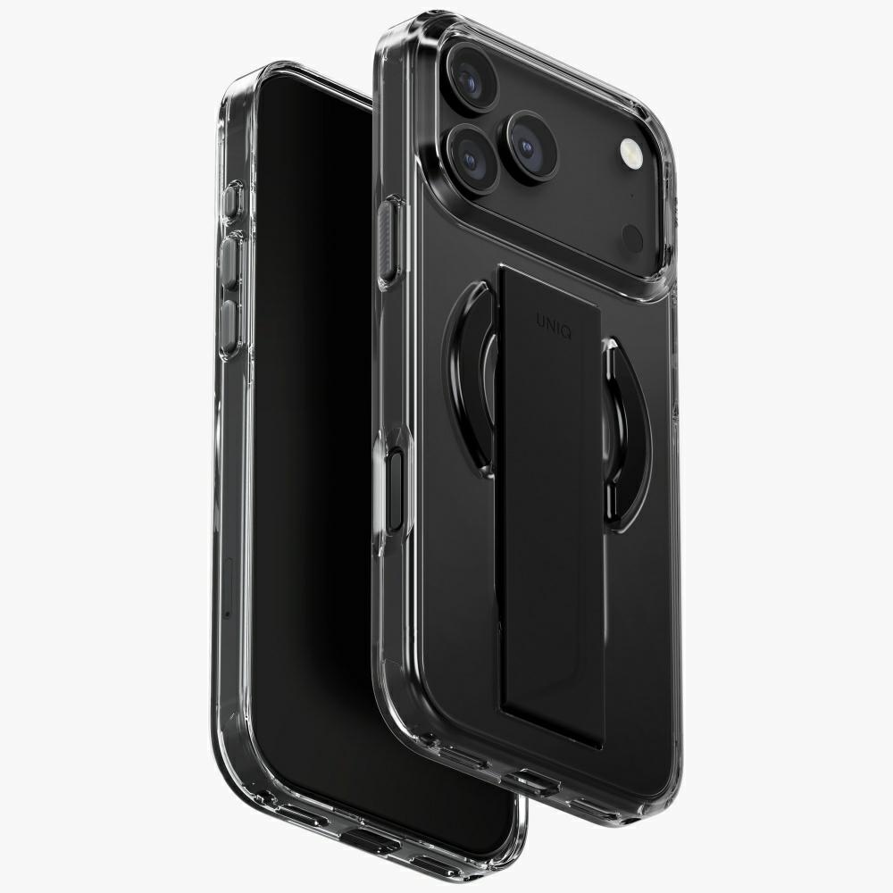 Uniq Heldro Air dėklas telefonui iPhone 17 Pro Max Magnetinis įkrovimas - juodas
