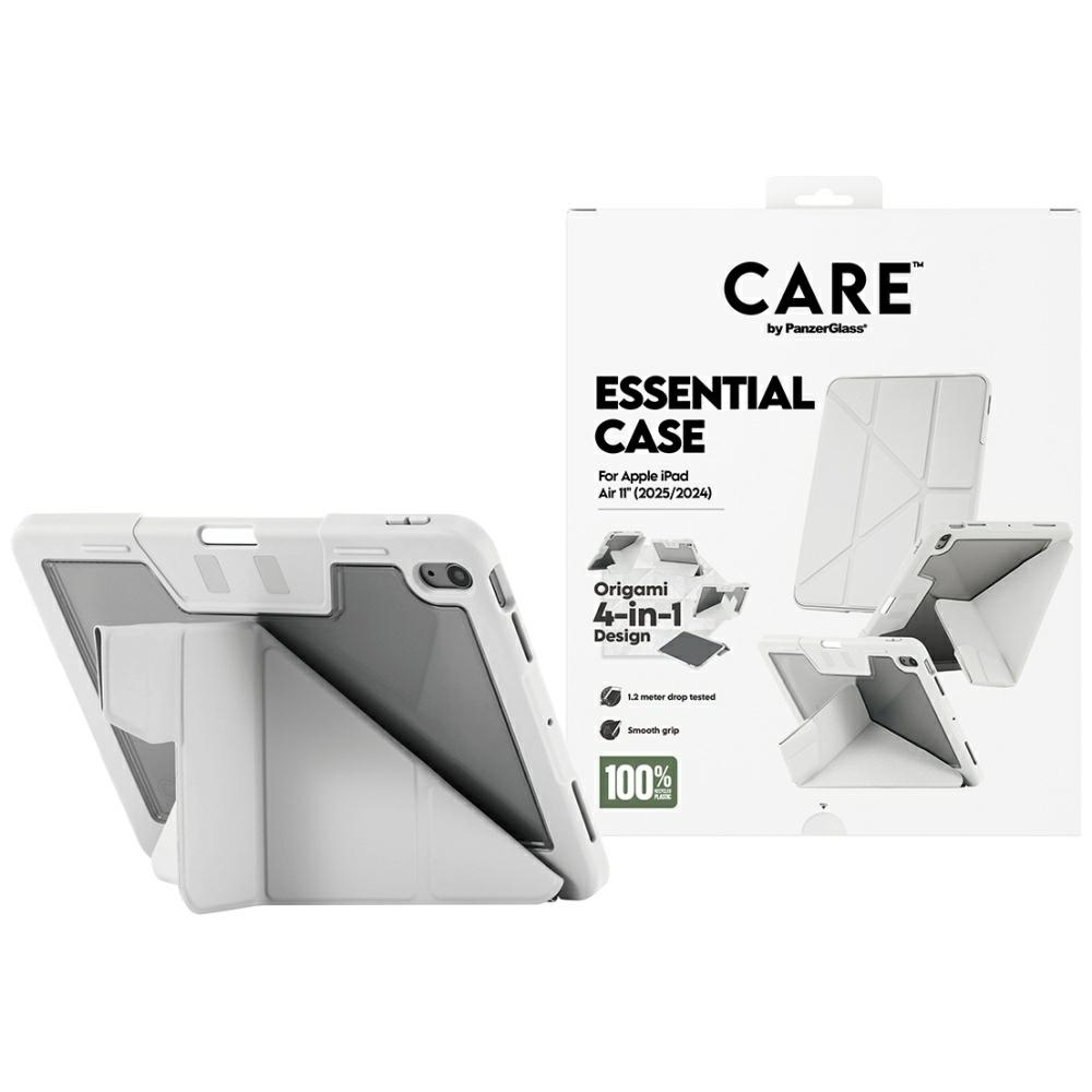 Care by PanzerGlass Y sulankstomas dėklas iPad Air 11" 2025 (7 kartos) / iPad Air 11" 2024 (6 kartos) - šviesiai pilkas