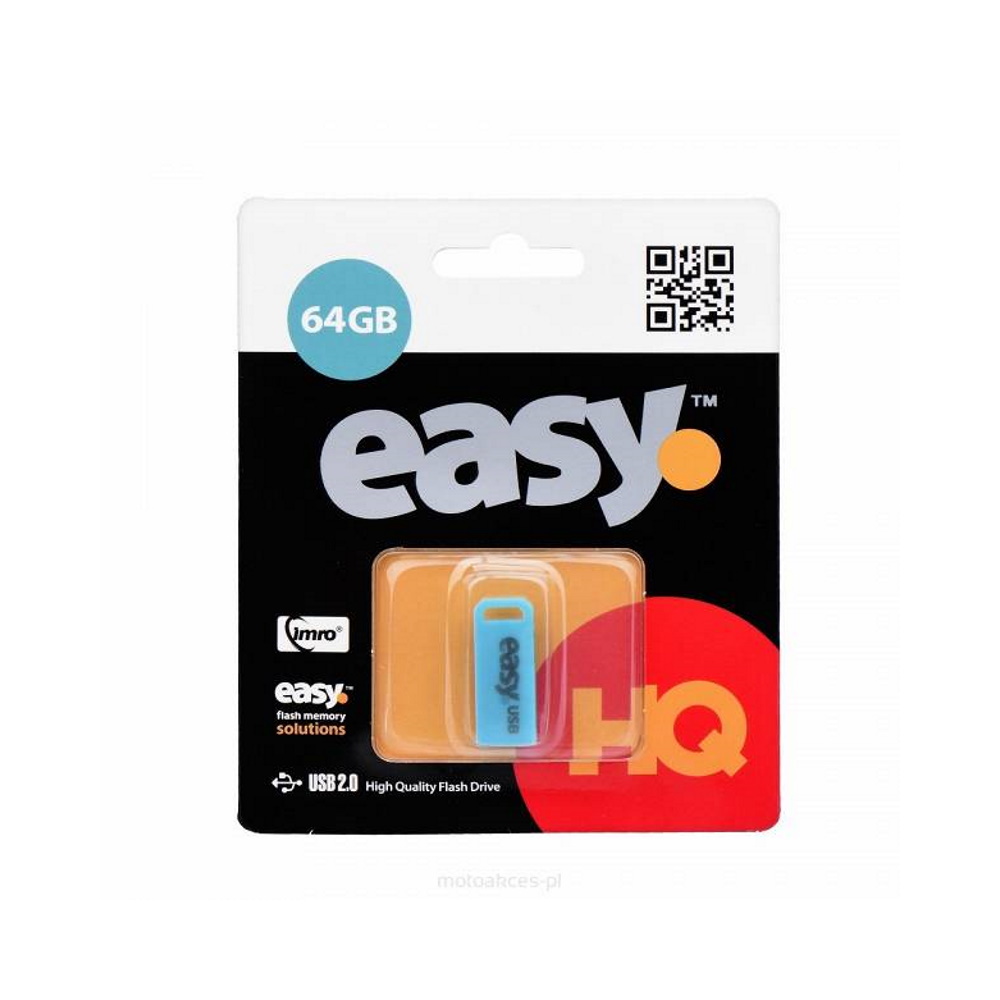 Imro atmintukas 64GB USB 2.0 Easy mėlynas