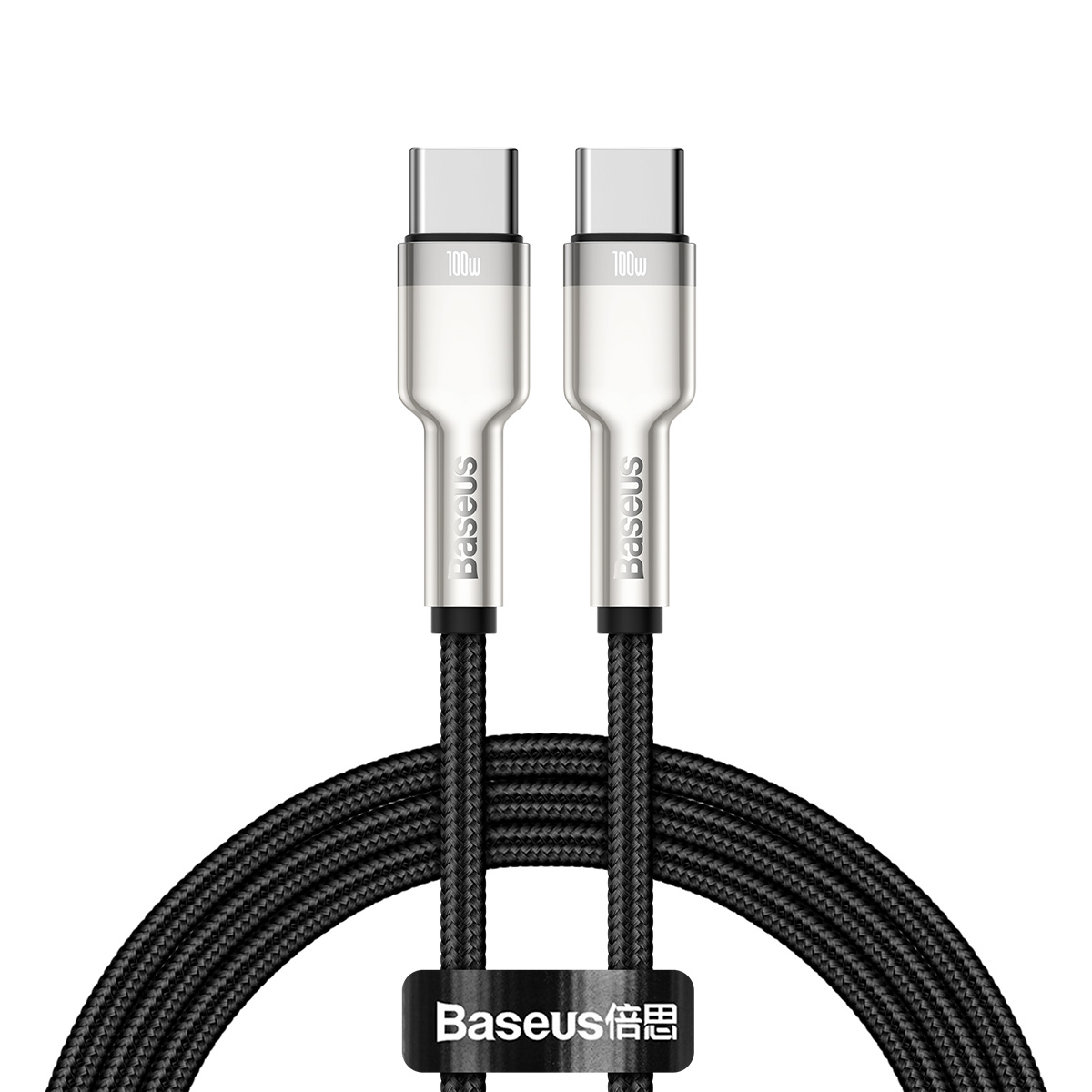 Baseus kabelis Cafule Metal PD USB-C - USB-C 1,0 m juodas 100W