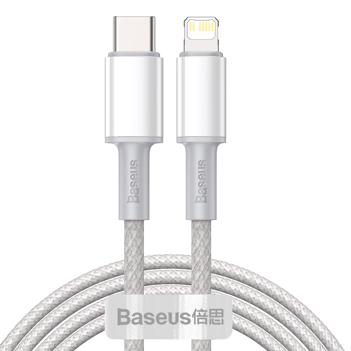 Baseus kabelis High Density PD USB-C - Lightning 2,0 m baltas 20W