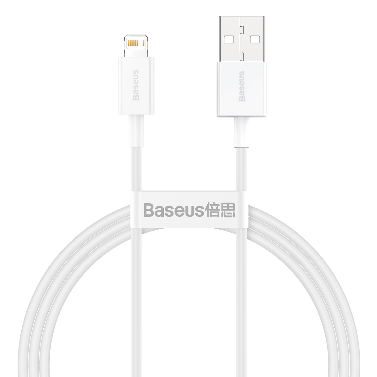 Baseus kabelis Superior USB - Lightning 1,0 m 2,4A baltas